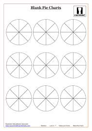 Blank Pie Charts 8 Sections Homework Math Lessons Pie