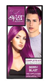 Splat Complete Kit Purple Desire Semi Permanent Purple Hair Dye With Bleach Walmart Com Walmart Com