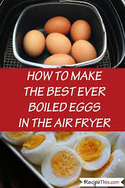 Air Fryer Soft Hard Boiled Eggs I Love This Airfryer Hack For Showing You How To Make Hard Air Fryer Recipes Air Fryer Oven Recipes Air Fryer Recipes Easy
