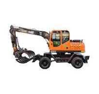Cotton Grapple Excavator with Bulldozer and Outstrigger Cotton Handler  Crane for Sale