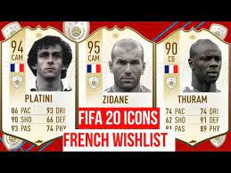 Fifa 21 | fut spins discussion. Fifa 20 French Icons Wishlist New France Icons Legends Ft Zidane Platini Thuram Youtube