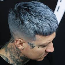 Use shampoo and conditioner for colored hair for the this multicolored hairstyle is for men who want to look different yet stay stylish. Dark Warm Grey Hair Color For Men Men Hair Color Grey Hair Color Men Mens Hair Colour