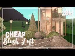 Bloxburg Cheap Blush Loft 28k House Build Youtube House Decorating Ideas Apartments Dream House Decor Cute House