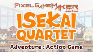 Can you survive the enemy attacks in a tough platform game? Pixel Game Maker Series Isekai Quartet Adventure Action Game Free Download 2021