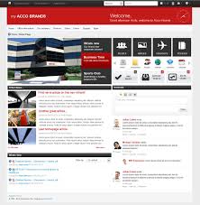 Intranet Homepage Design With A Focus On Sharing News Articles Providing Fast Access Buttons And Collaboration Sharepoint Design Homepage Design Sharepoint