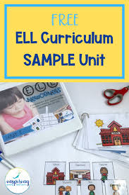 Looking For A Curriculum To Support The English Language Learners In Your Classroom Try Out This Sample Unit F Ell Activities Learners Free Teaching Resources