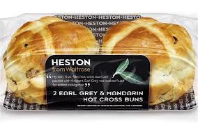 Bread pave domipan with goji berries and honey. Heston Follows Orange Pudding With Earl Grey Hot Cross Bun