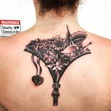My Tattoo Done By Brooke Cook At Lucky Bella Tattoos In Maumelle Arkansas Zipper With Floral Print Bird Holding A Zipper Tattoo Tattoos Inspirational Tattoos