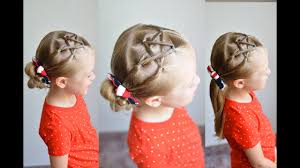 The haircuts can also be dyed and provided with highlights. Fourth Of July Easy Mini Star Hairstyle Q S Hairdos Youtube