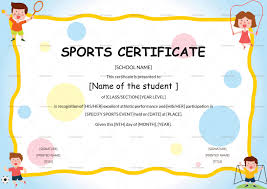 Get Our Free Athletic Certificate Template Sports Day Certificates Certificate Templates Certificate Design Template