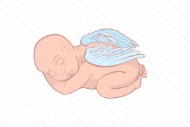 Download Sleeping Baby With Angel Wings Svg Cut File By Creative Fabrica Crafts Creative Fabrica SVG Cut Files