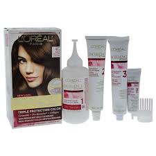 When it comes to dyeing your hair lighter, keep in mind that the darker your starting color, the more work it will take to reach your desired level of lightness. Excellence Creme Pro Keratine 4g Dark Golden Brown Warmer By L Oreal Paris For Unisex 1 Application Hair Color