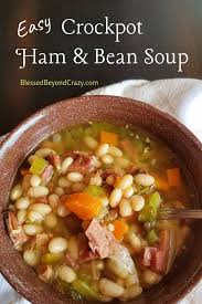 Navy beans 1 cup chopped onion 1 cup catsup 1 tbsp. Easy Crockpot Ham And Bean Soup Blessed Beyond Crazy