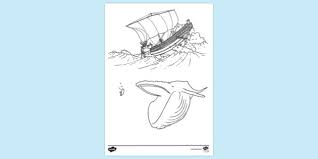 Free jonah and the whale coloring pages printable for kids and adults. Free Colouring Page For Jonah And The Whale