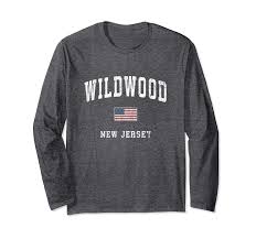 Amazon Com Wildwood New Jersey Nj Vintage American Flag