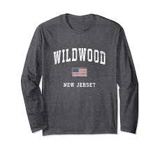 amazon com wildwood new jersey nj vintage american flag