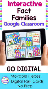 Google Classroom Math Fact Families For 1st Grade Google Classroom Math Classroom Math Facts