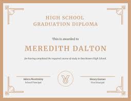 Many career diplomas and certificate courses have no prerequisites. Free Printable High School Diploma Certificate Templates Canva