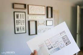 Gallery walls are a great way to fill up a big blank wall, but there are so many different gallery wall layout ideas! How To Plan Your Gallery Wall Layout Nursery Wall Art Reveal