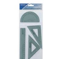 Ruler Combo Set 6" 4/Pkg-