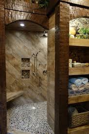 Breaking Barriers Finds Many In Rural Area Want Curbless Showers Rustic Modern Bathroom Rustic Bathroom Designs Rustic Bathroom