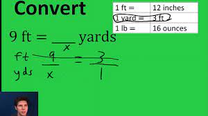 To find out how many yards in feet, multiply by the conversion factor or use the length converter above. Convert Feet Into Yards Youtube