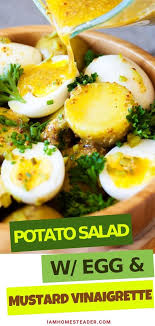Potato Salad With 7 Minute Eggs And Mustard Vinaigrette Best Potato Salad Recipe Potatoe Salad Recipe Salad Recipes