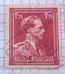 Recess and typography face value: Belgium Stamps King Leopold Iii 1901 1983 1 75 Belgian Franc 1950 Ebay