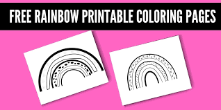 Grab some coloring pencils and print off these wonderful rainbow coloring pages! Rainbow Coloring Page Free Printable Pdf Originalmom