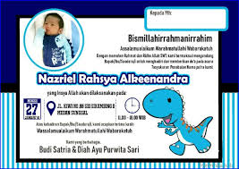 Jelajahi contoh undangan online untuk segala kesempatan di canva. Undangan Ultah Birthday Khitan Aqiqah Karakter Custom Shopee Indonesia