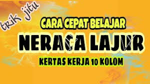 Menyusun laporan penelitian dan diseminasi. Neraca Lajur Kerta Kerja 10 Kolom Akuntansi Perusahaan Jasa Youtube