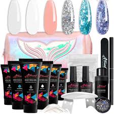 24 hour walmart near me. Astound Beauty Polygel Nail Kit With Led Lamp Slip Solution And Glitter Color Polygel All In One Kit Walmart Com Walmart Com