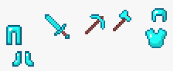 Though it is extremely hard to puncture, it is also very hard to move around in because it is hard to move around the flex points. Minecraft Diamond Tools And Armor Png Minecraft Armor Diamonds Transparent Png Kindpng