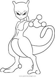Ausmalbilder Pokemon Mewtu Ausmalbild Pokemon Pokemon