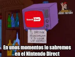 Find the newest nintendo direct meme. Estan Listos Para El Nintendo Gordorlz The Meme Factory Facebook