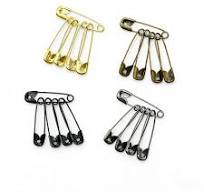 Factory Wholesale 100mm Large Metal Laundry Safety Pin Rustproof Heavy Duty  Gold Color Large Jumbo 4 Inches Laundry Safety Pins