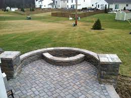 Stunning fire pit, retaining wall, outdoor fireplace, outdoor kitchen, paver patio in dublin oh and other areas nearby in columbus, ohio. Columbus Paver Patio With Hardscape Pillars Retaining Wall Fire Pit Columbus Decks Porches And Patios By Archadeck Of Columbus