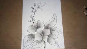 Gambar sketsa bunga mungkin menjadi salah satu pilihan ketika kamu mendapatkan tugas menggambar dari guru. Sketsa Bunga Anggrek Menggambar Dengan Pencil Youtube