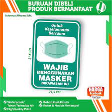 Jual Stiker Vynil Wajib Menggunakan Masker Kota Surakarta Desain Vantasy Tokopedia Di 2021 Stiker Kota Surakarta Kota