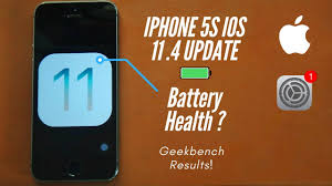 Iphone 5s Ios 11 4 Beta 1 Battery Health Status Youtube