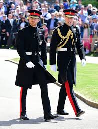 Members of their wedding party included prince george and princess charlotte, who also had roles as a pageboy and flower girl, respectively. Prince Harry Walks With His Best Man Prince William Duke Of Cambridge As They Arrive At St George S Prince Harry Wedding Prince Harry Prince Harry And Meghan