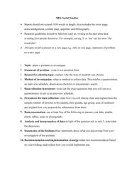 Sba Outline I Do Not Own The Content Of This Document Sba Social Studies Report Should Not Studocu