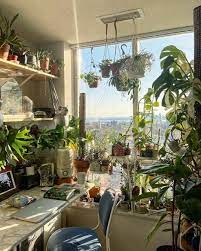 Image Uploaded By Koffee Find Images And Videos About Aesthetic Nature And Green On We Heart It The App Aesthetic Rooms Aesthetic Bedroom Room With Plants