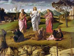 In the background, judas leads the roman soldiers to capture christ. Transfiguration Of Christ Bellini Wikipedia