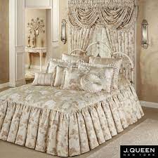 The first being a seersucker spread and shams in light green. Laurette Floral Ruffled Flounce Grande Bedspread From J Queen New York