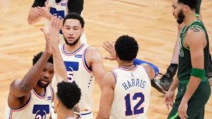 Philadelphia 76ers center joel embiid, considered by many to be frontrunner for the nba mvp award, exited. Joel Embiid Satisfait D Avoir Sweepe Ses Ennemis De Boston Nba Basket Usa