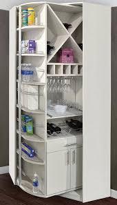 rotating butler pantry cabinets with