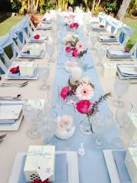 Pin By Julie Templar On Backyard Wedding Reception Ideas Pink Bridal Party Blue Bridal Shower Decorations Baby Pink Wedding