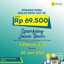 Promo Cicilan Pasang Baru Pelanggan Rumah Tangga Pln Di Jawa Timur Info Blitar
