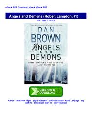 'angels and demons' is a plot where a globally celebrated scientist, leonardo vetra of cern institute, switzerland is killed and angels and demons give many surprises to their readers. Download In Pdf Angels And Demons Robert Langdon 1 By Dan By Braxagone6987 Flipsnack